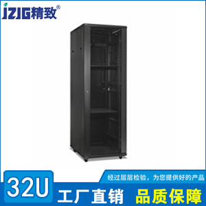 豪華加厚黑色32U網(wǎng)絡機柜