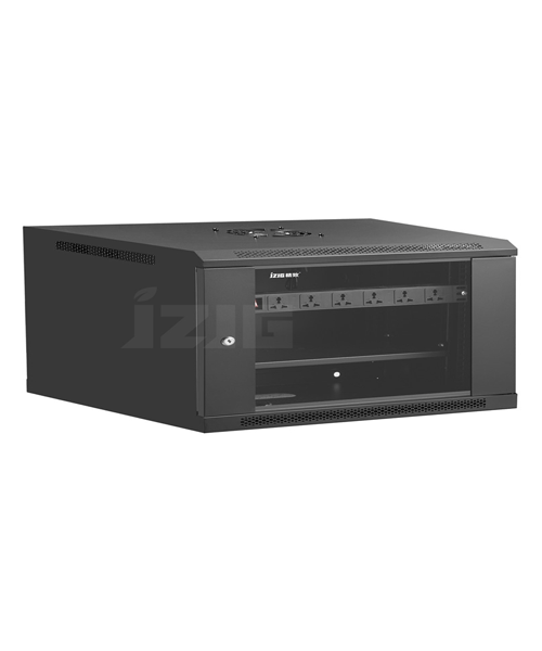 經(jīng)濟型玻璃門4U壁掛機柜